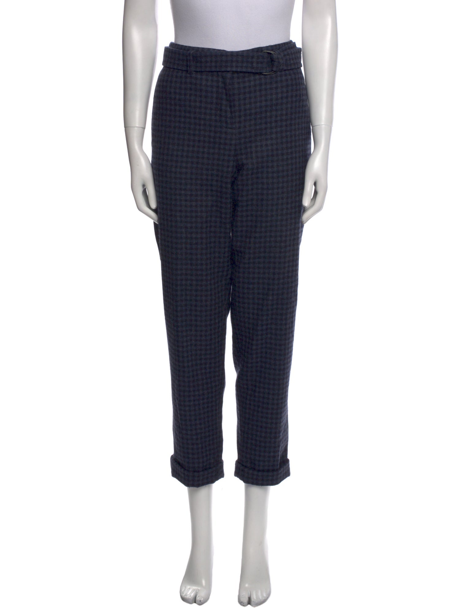 Akris Punto Wool Straight Leg Pants