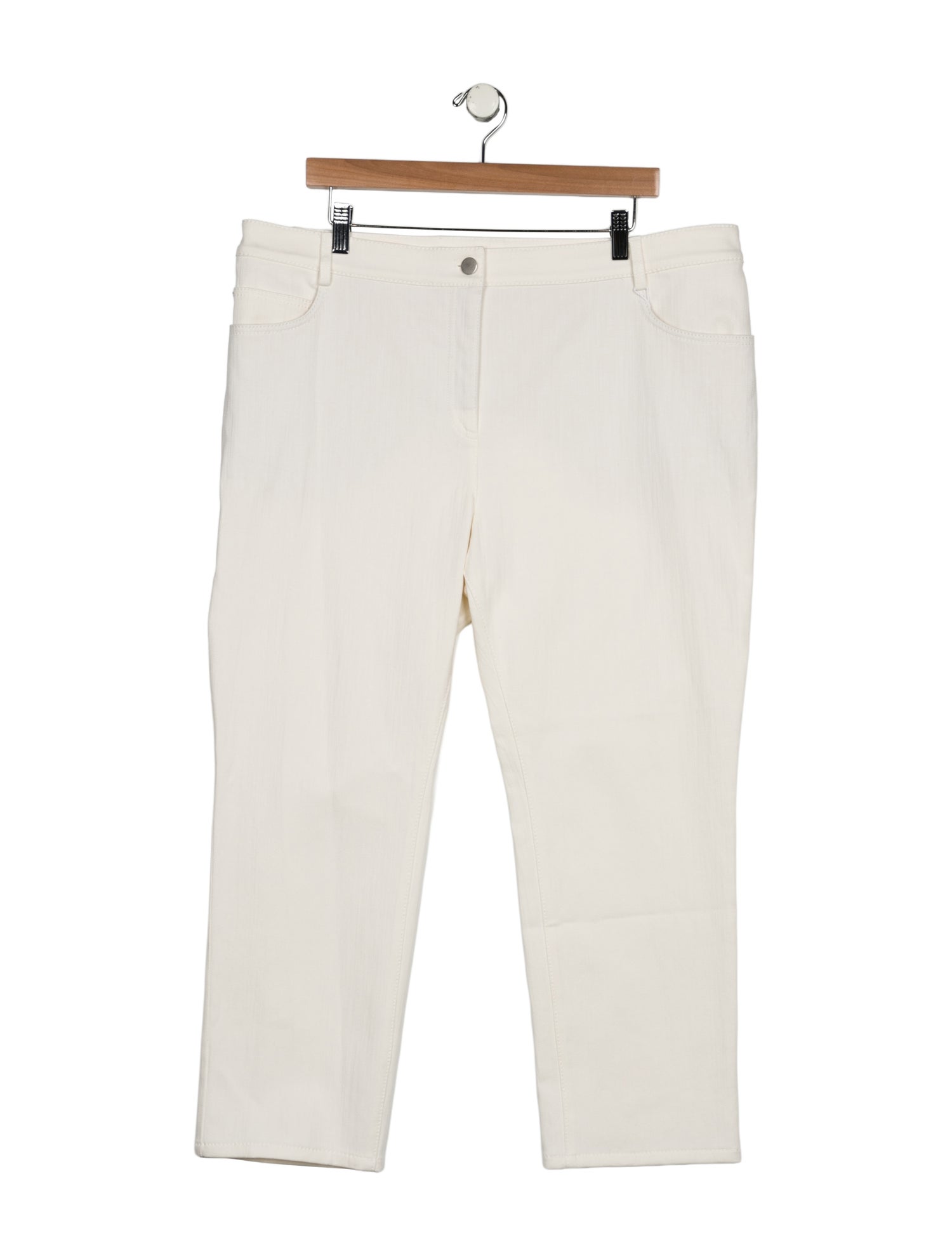 Akris Punto High-Rise Straight Leg Jeans w/ Tags