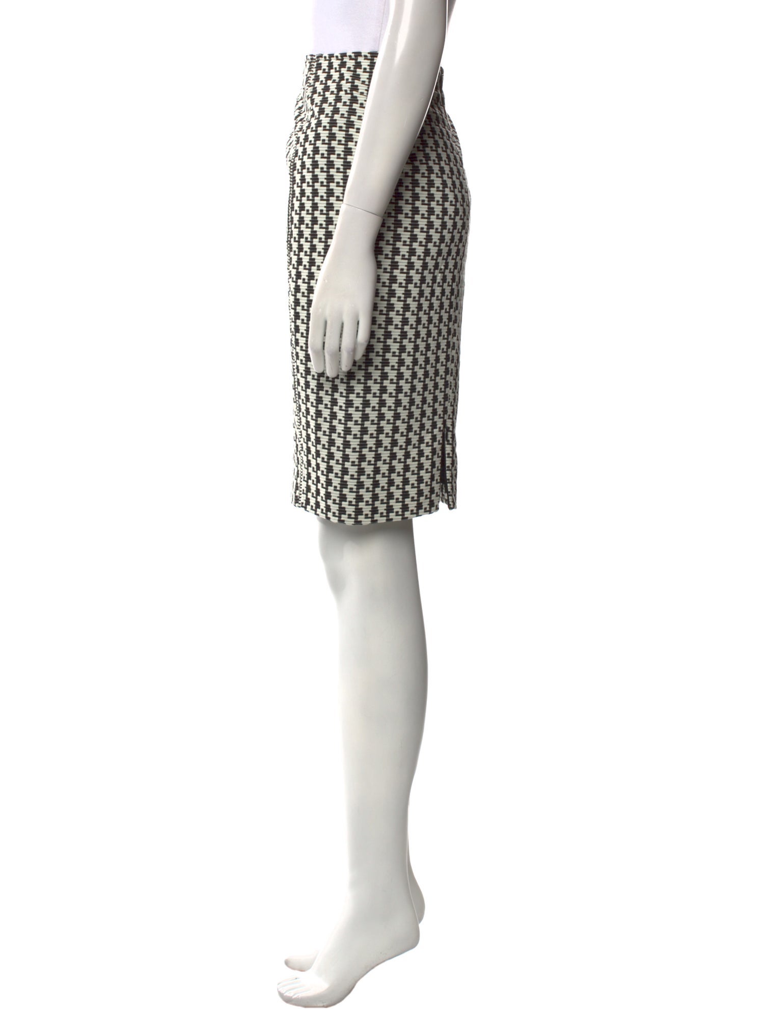 Akris Punto Printed Knee-Length Skirt