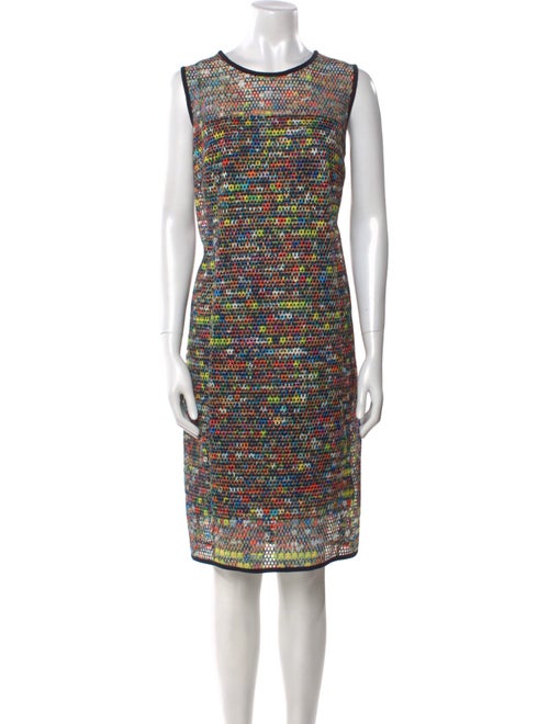 Akris Punto Printed Knee-Length Dress