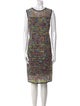 Akris Punto Printed Knee-Length Dress