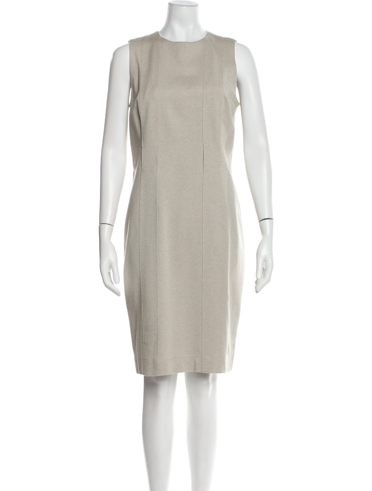 Akris Punto Crew Neck Knee-Length Dress