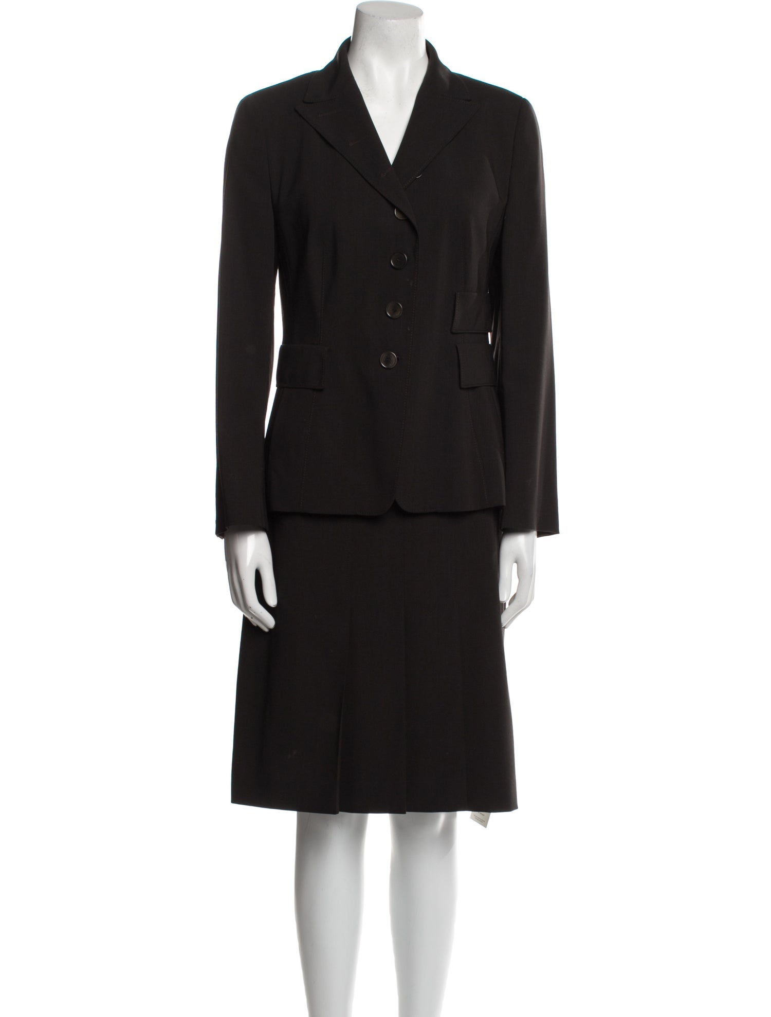 Akris Punto Wool Skirt Suit