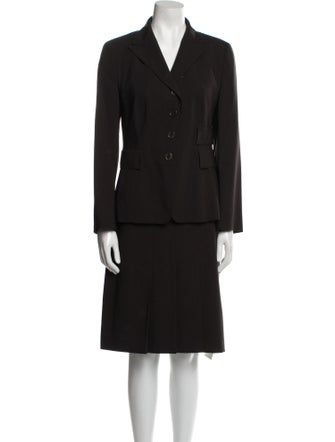 Akris Punto Wool Skirt Suit