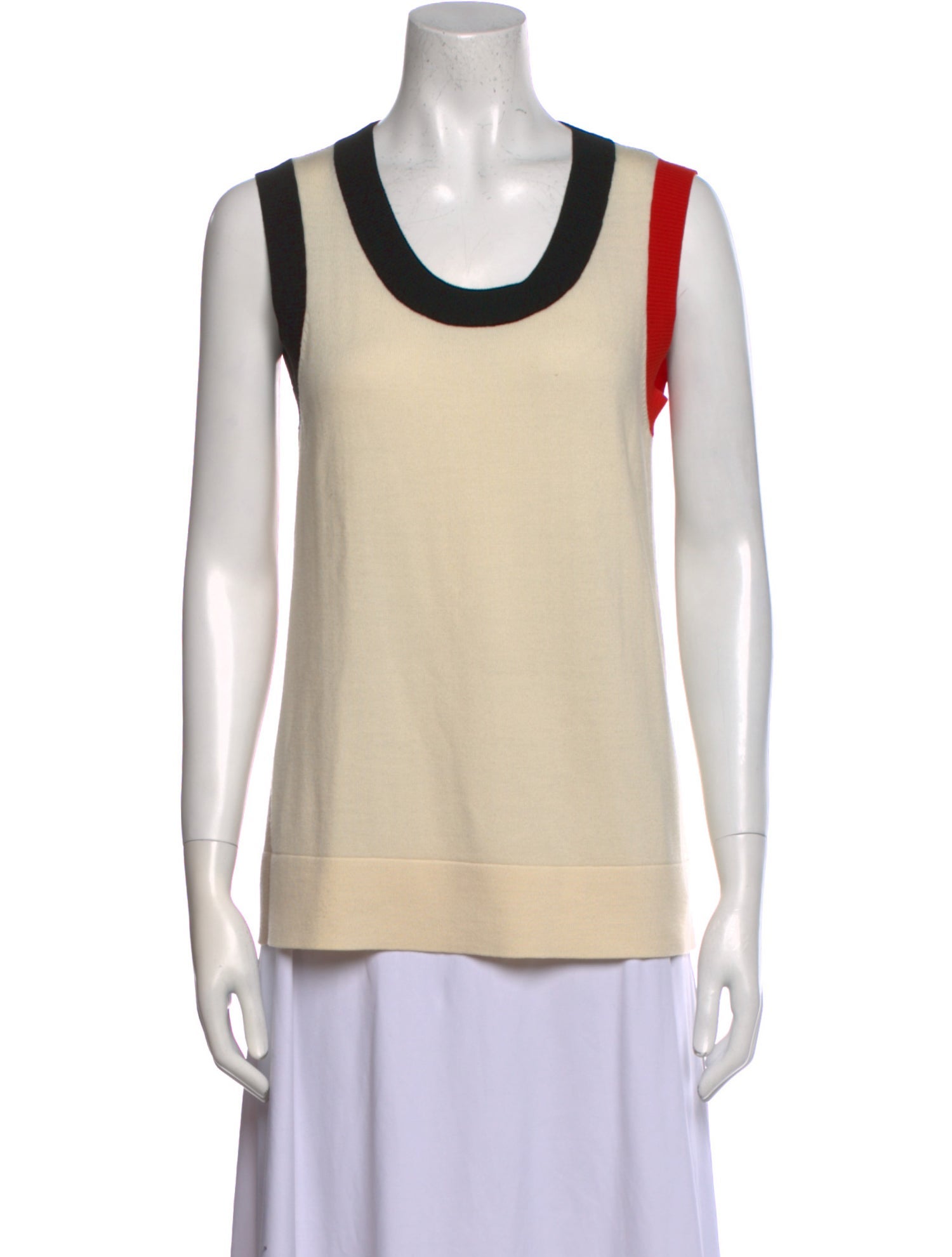 Akris Punto Virgin Wool Colorblock Pattern Sweater