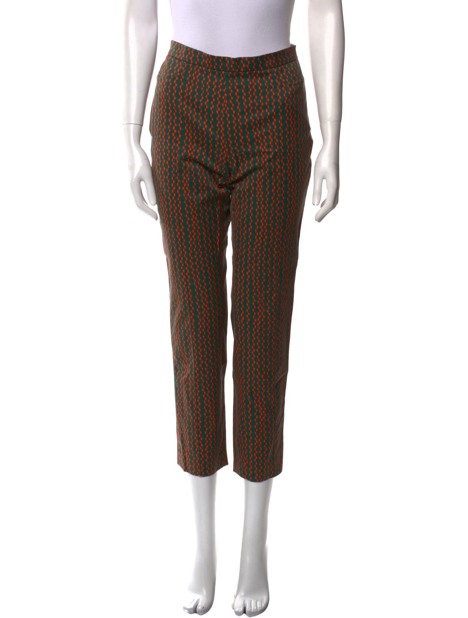 Akris Punto Striped Straight Leg Pants