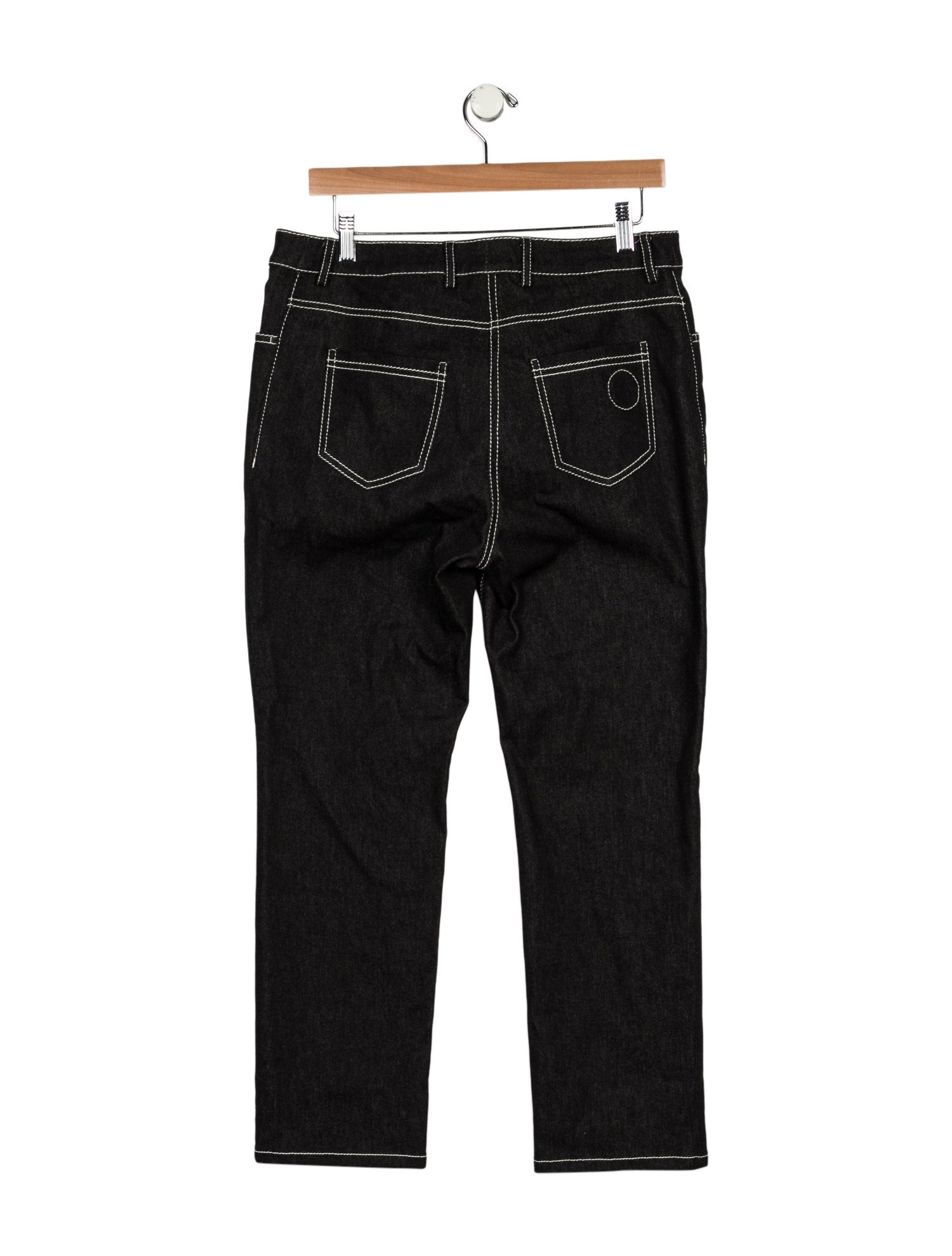 Akris Punto High-Rise Straight Leg Jeans