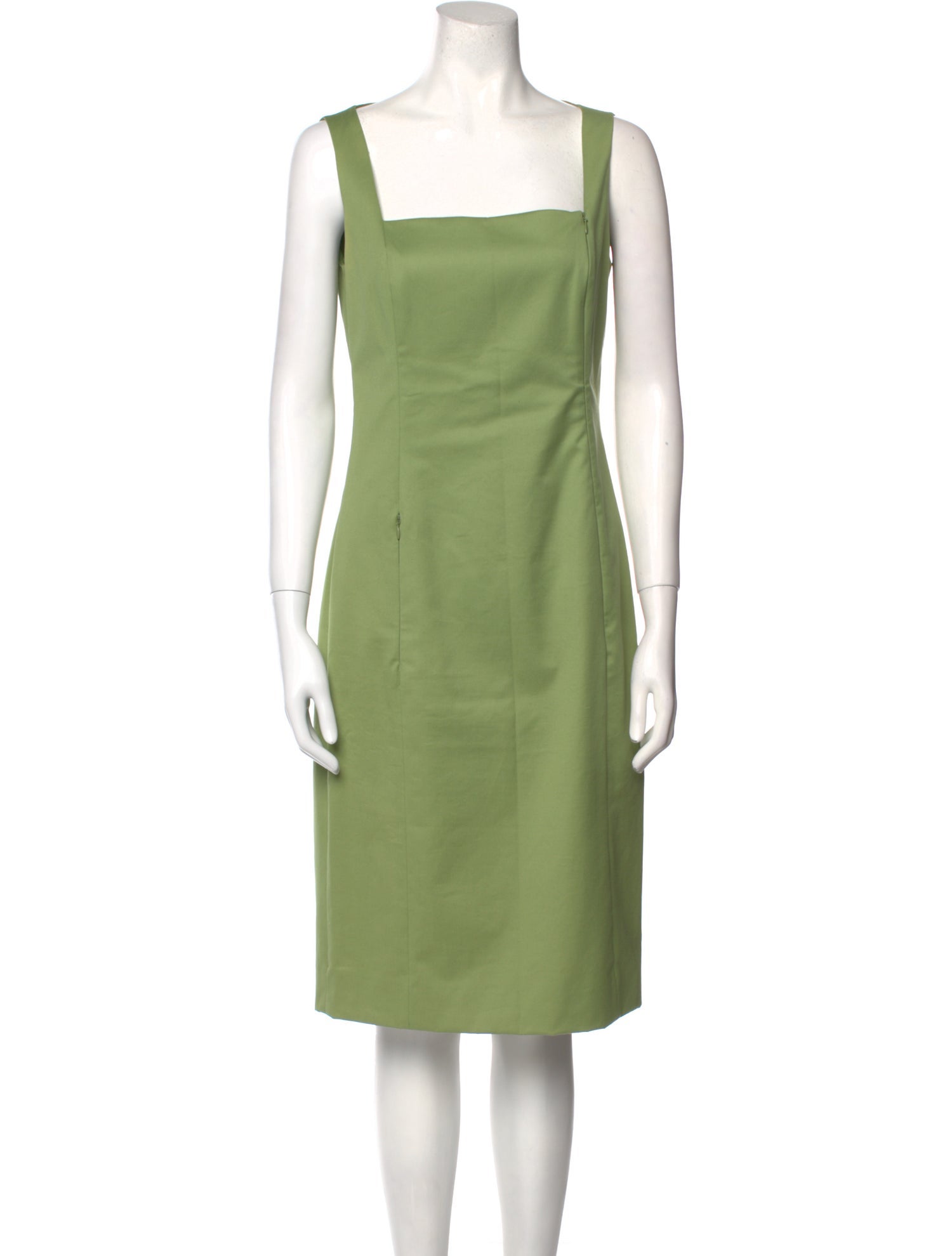 Akris Punto Square Neckline Knee-Length Dress