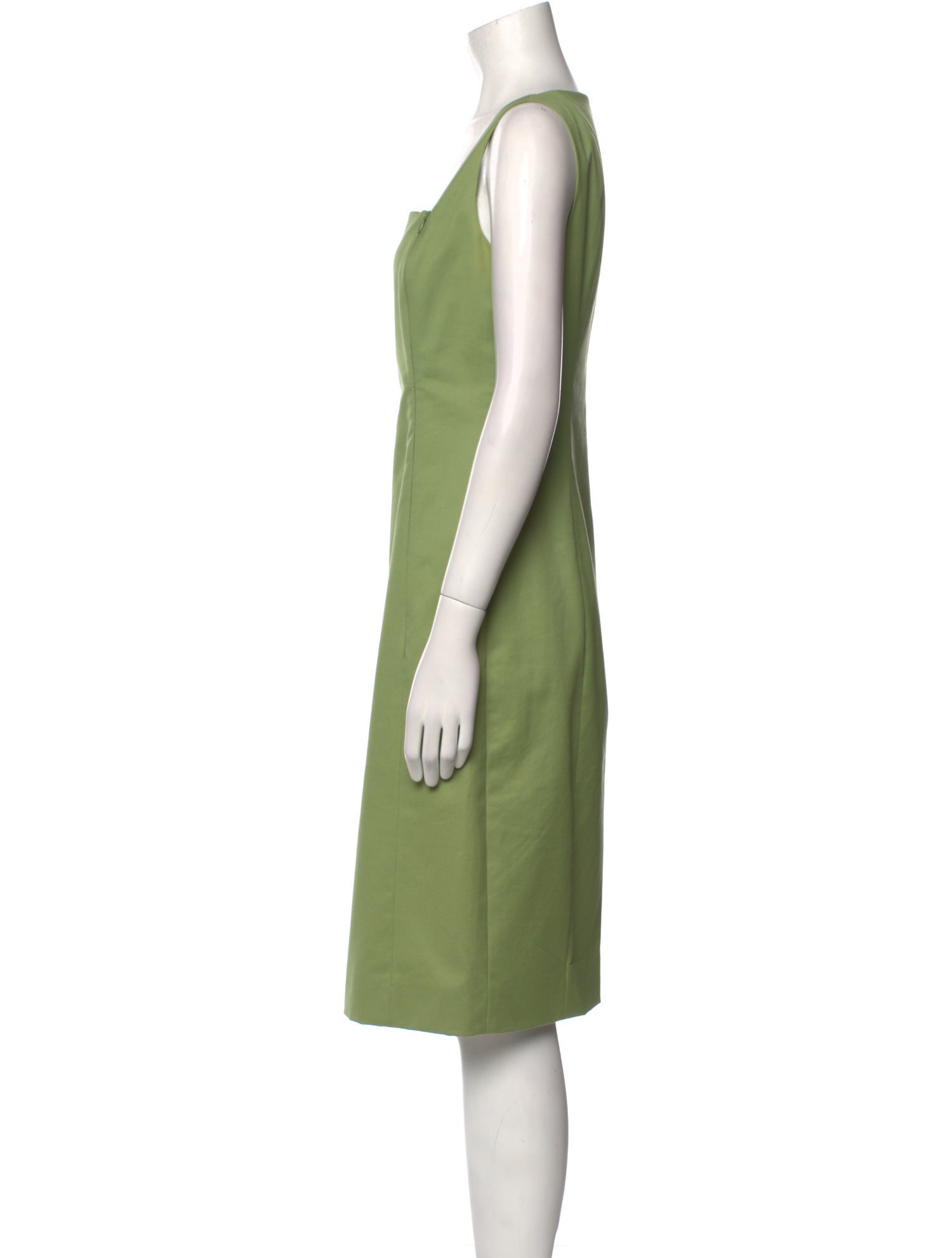 Akris Punto Square Neckline Knee-Length Dress