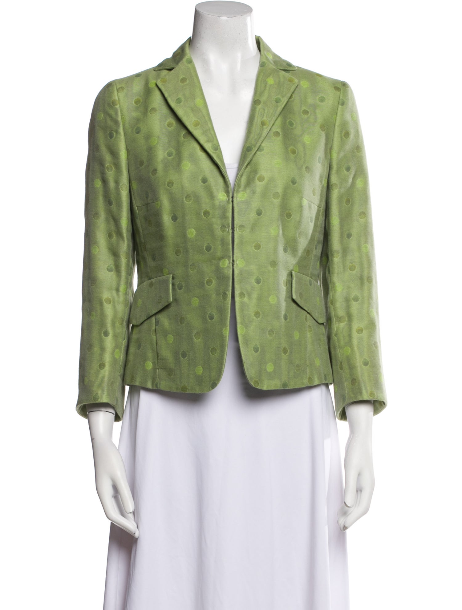 Akris Punto Polka Dot Print Blazer