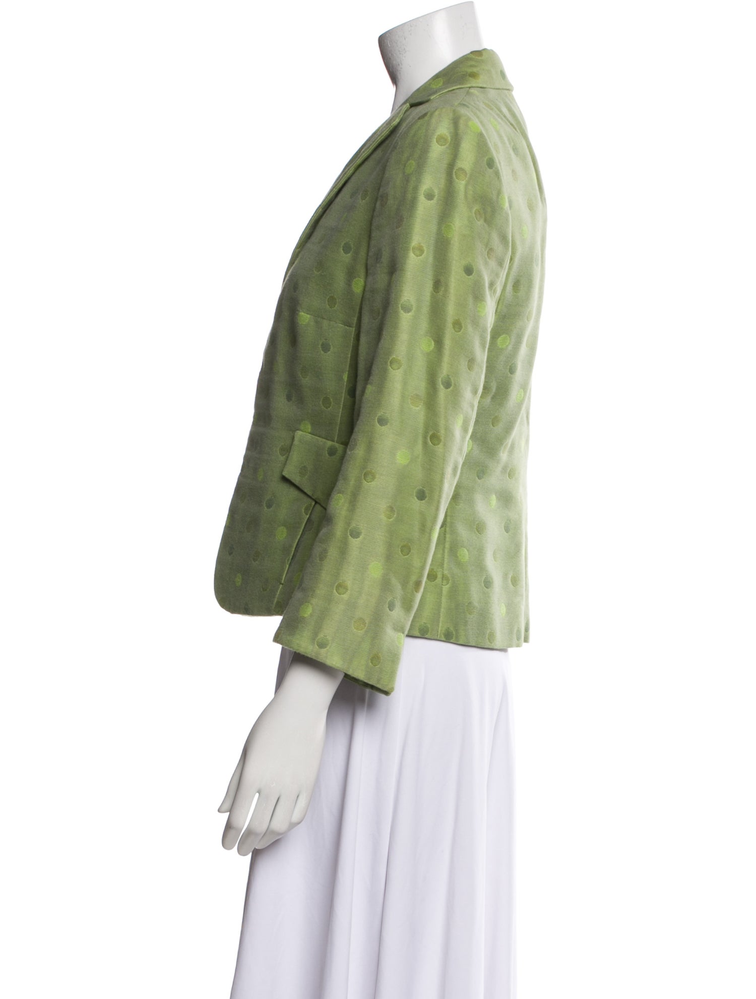 Akris Punto Polka Dot Print Blazer