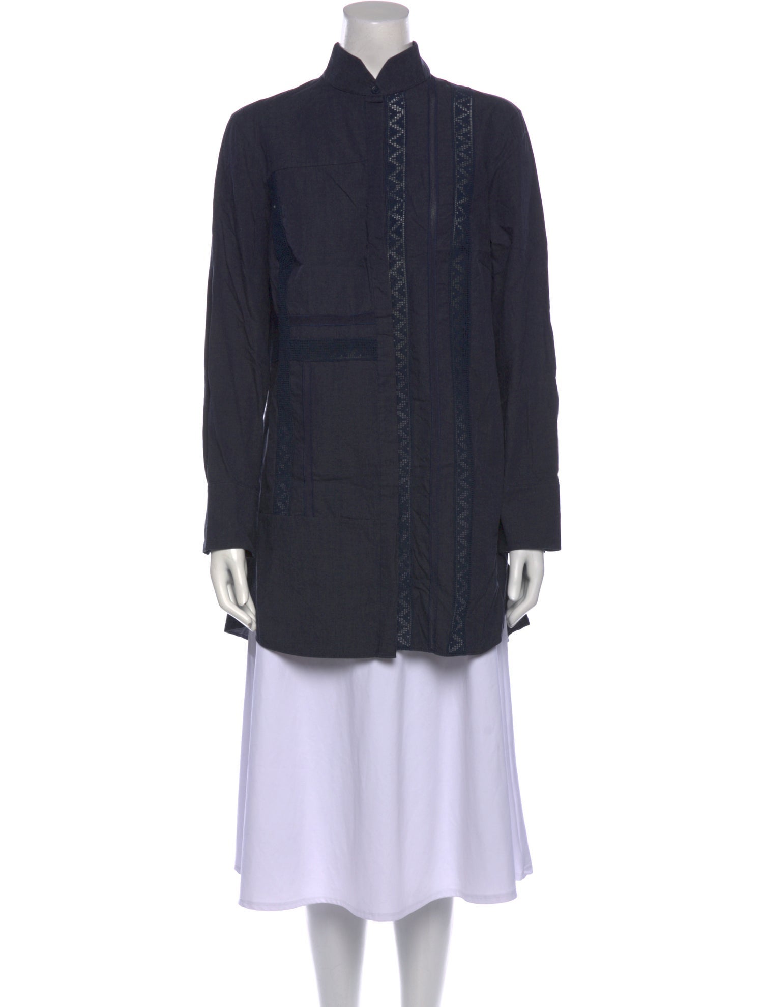 Akris Punto Mock Neck Long Sleeve Tunic