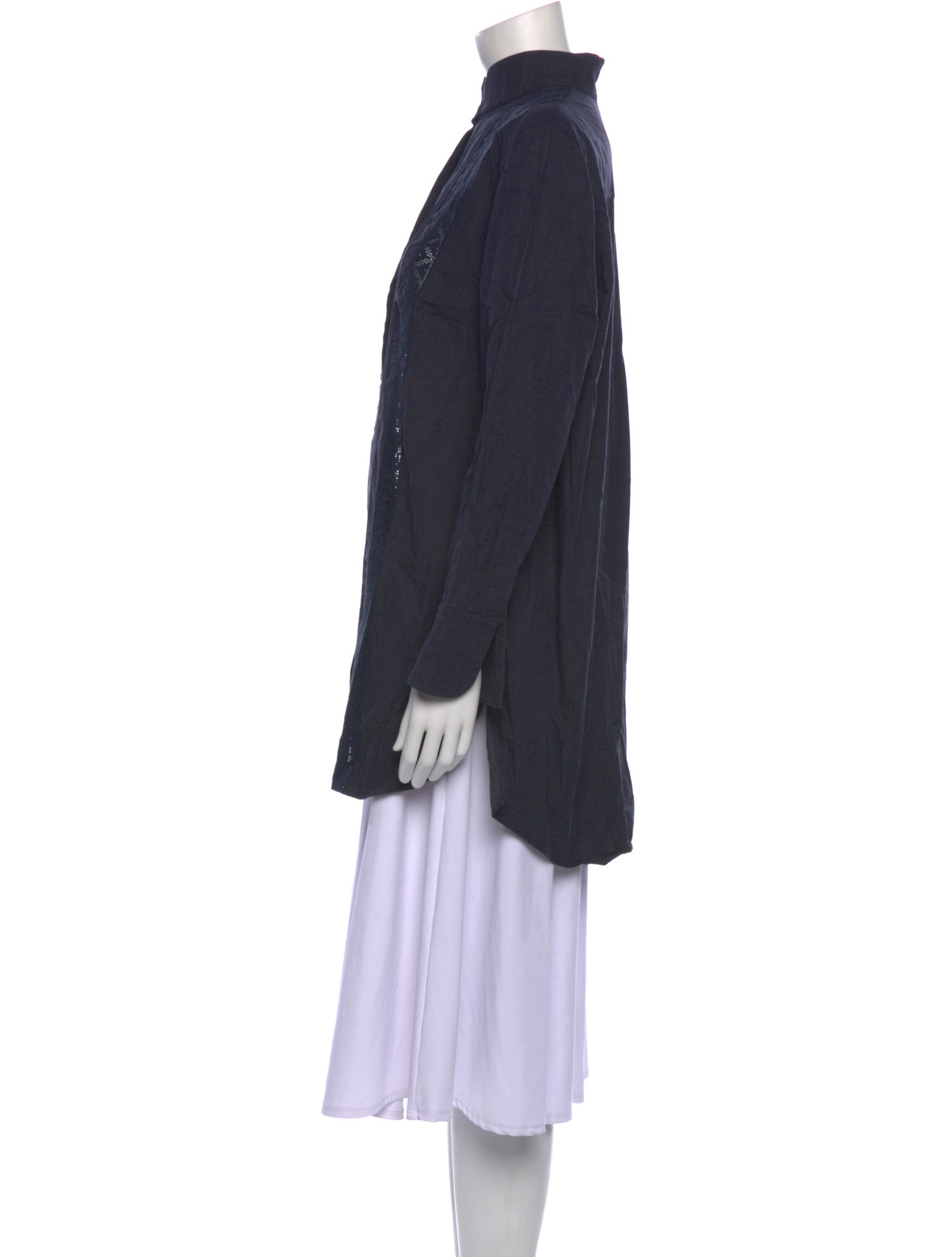 Akris Punto Mock Neck Long Sleeve Tunic