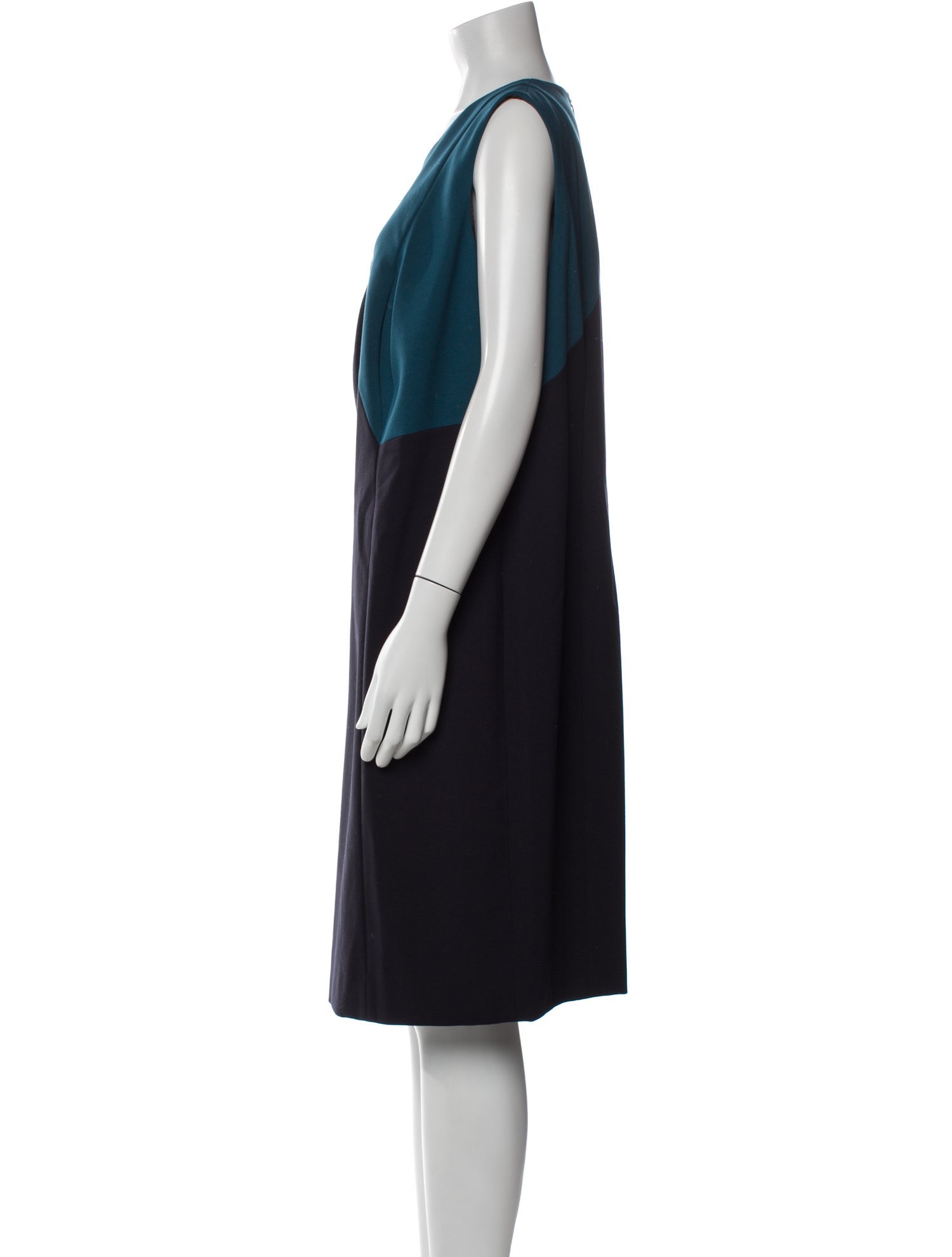 Akris Punto Crew Neck Knee-Length Dress w/ Tags