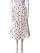 Akris Punto Polka Dot Print Midi Length Skirt
