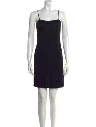 Akris Punto Square Neckline Mini Dress