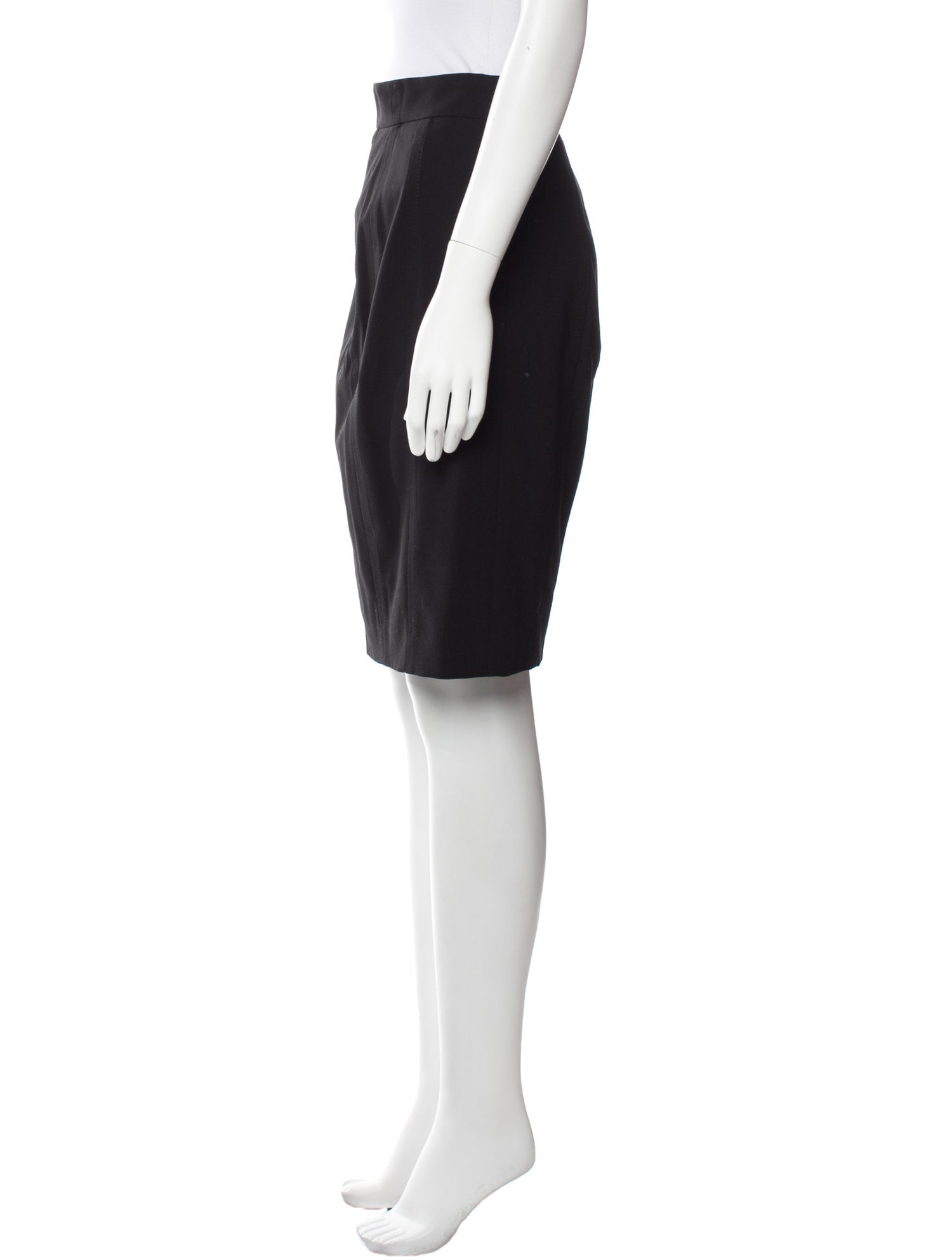 Akris Punto Pleated Accents Knee-Length Skirt