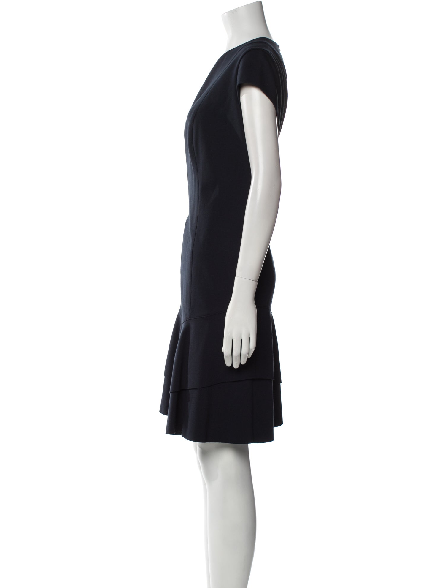 Akris Punto Virgin Wool Knee-Length Dress