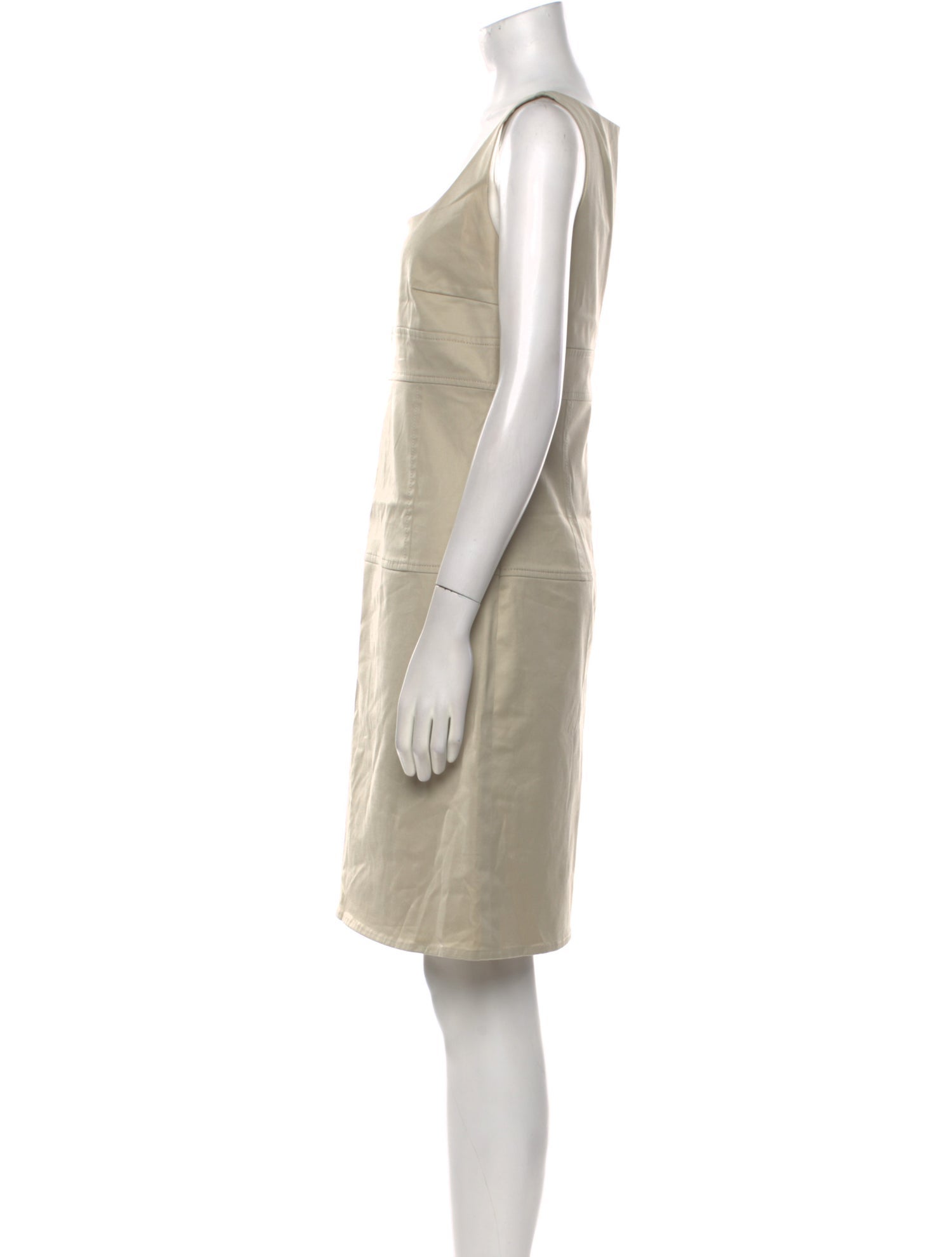 Akris Punto Square Neckline Knee-Length Dress