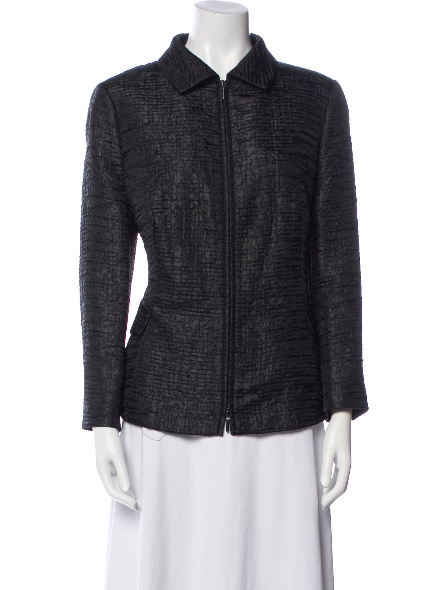 Akris Punto Tweed Pattern Evening Jacket