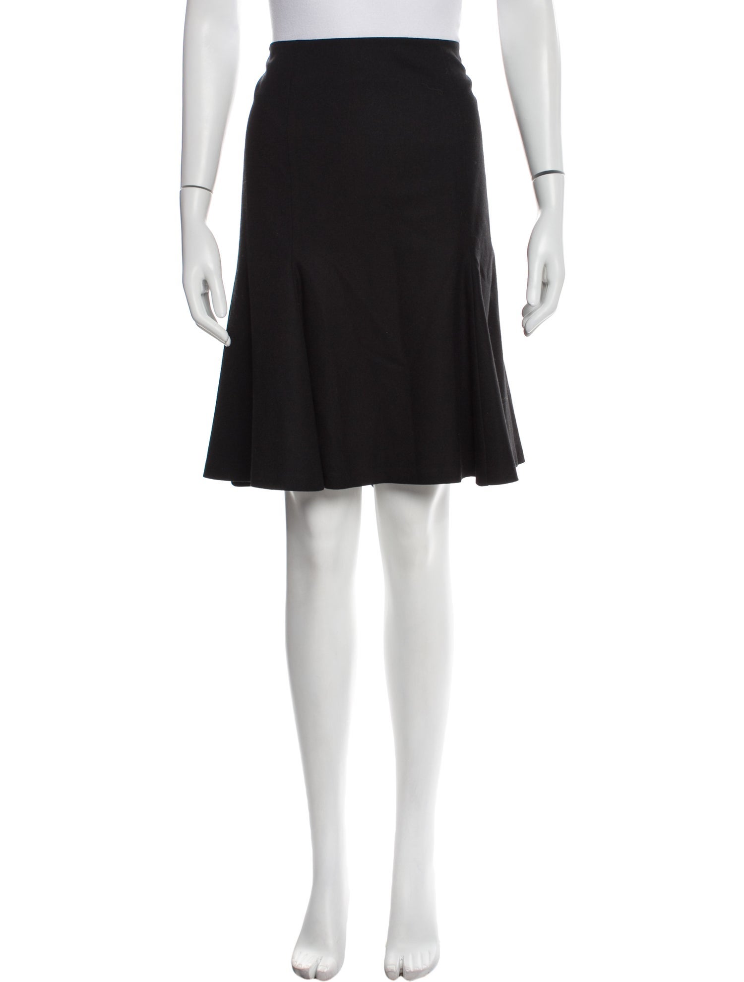 Akris Punto Wool Knee-Length Skirt