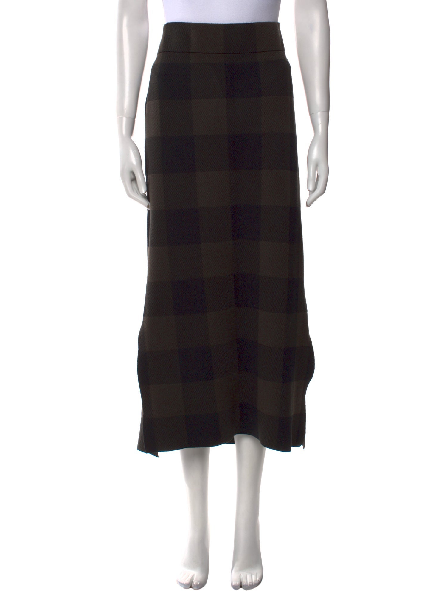 Akris Punto Virgin Wool Midi Length Skirt