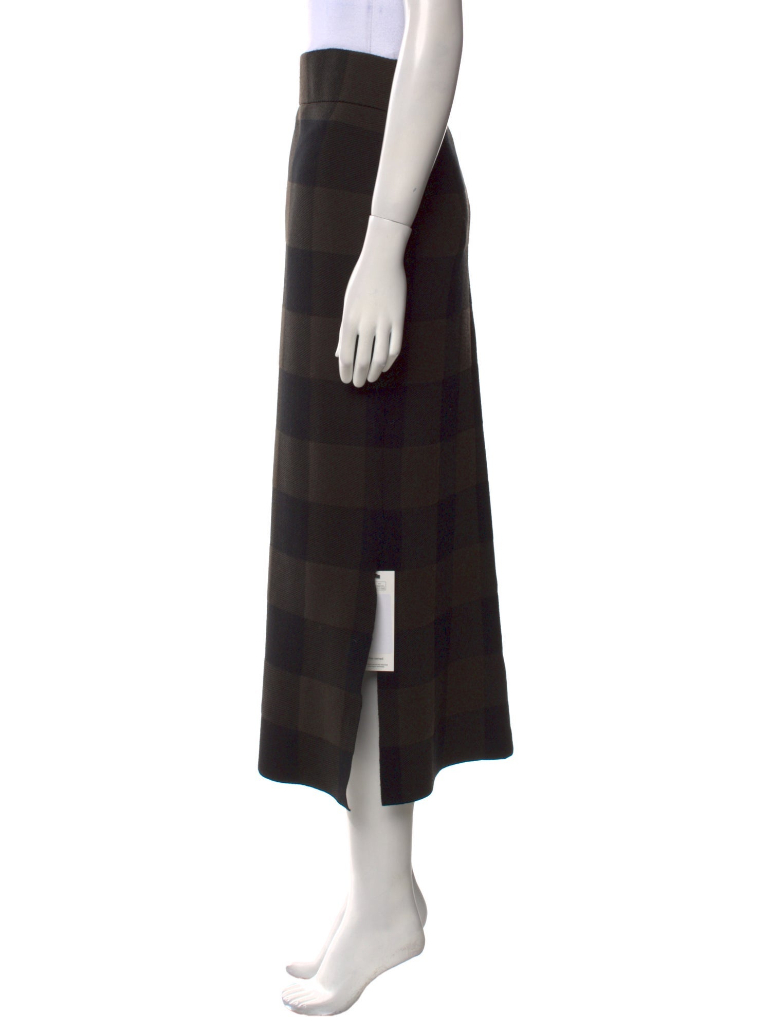 Akris Punto Virgin Wool Midi Length Skirt