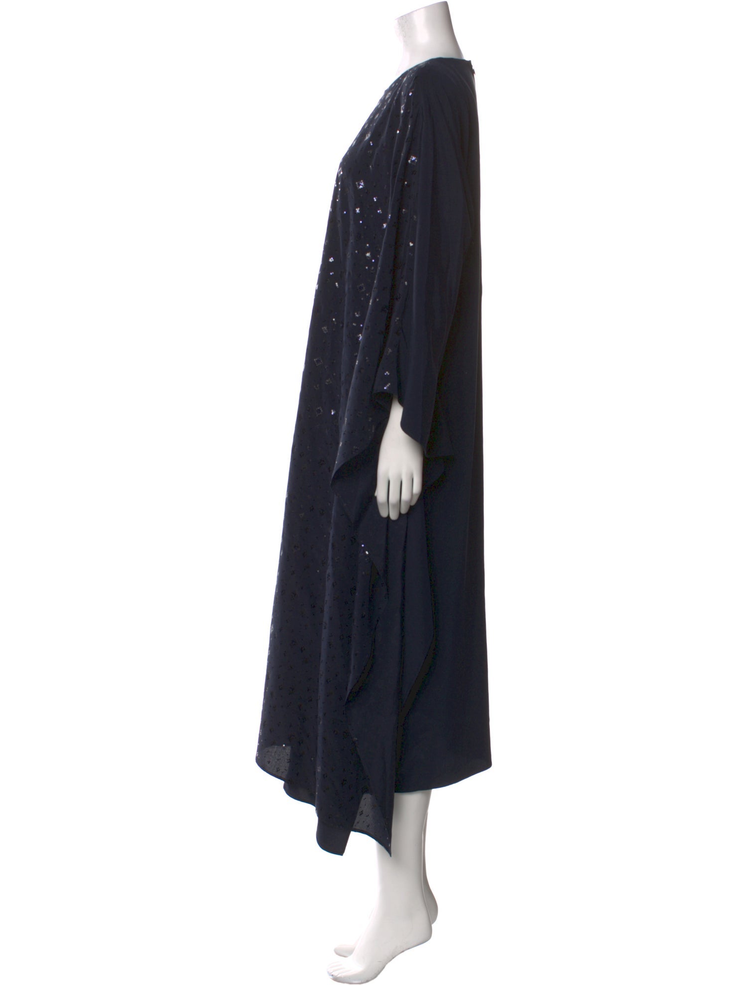 Akris Punto Crew Neck Midi Length Dress