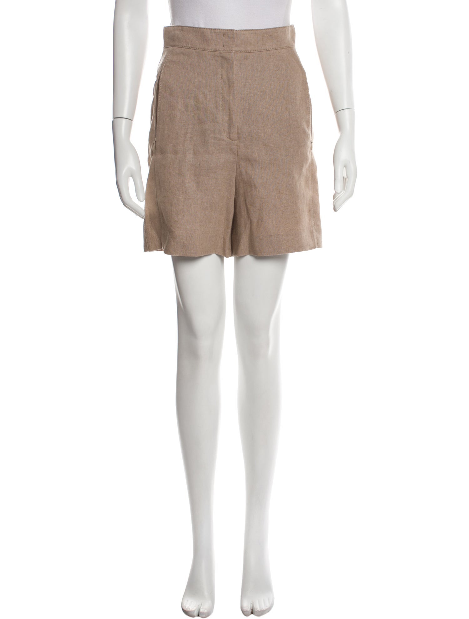 Akris Punto Linen Knee-Length Shorts