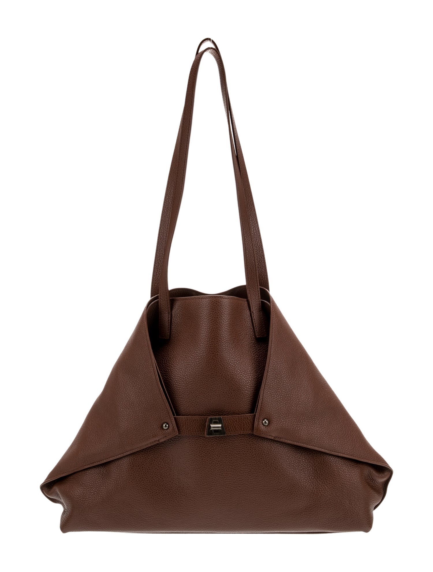 Akris Punto Leather Shoulder Bag