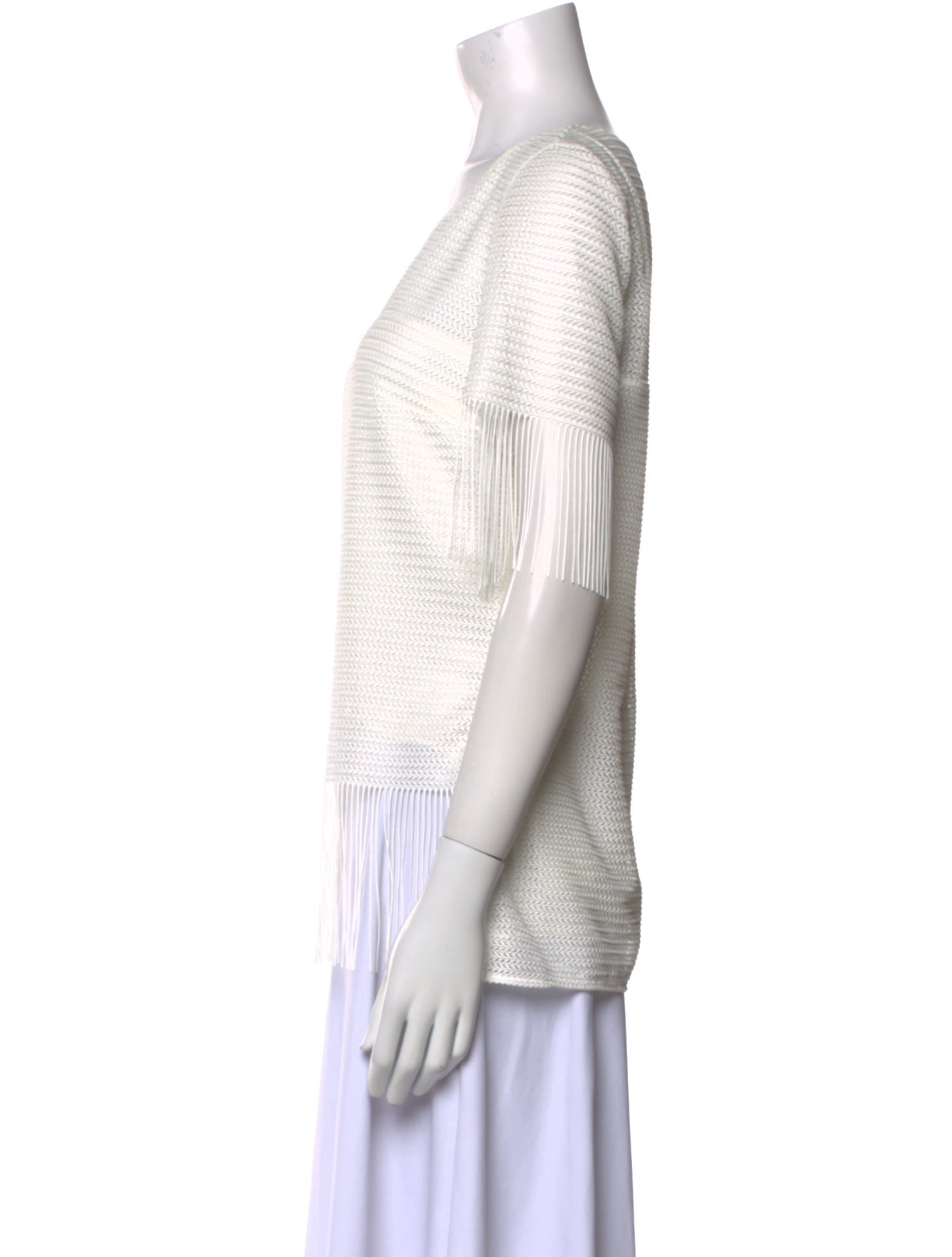 Akris Punto Scoop Neck Short Sleeve Top