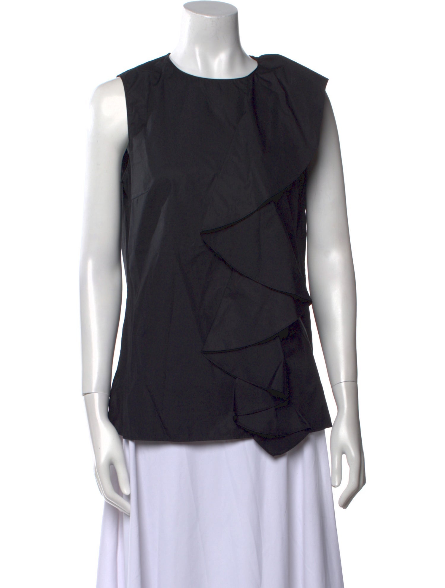 Akris Punto Scoop Neck Short Sleeve Top