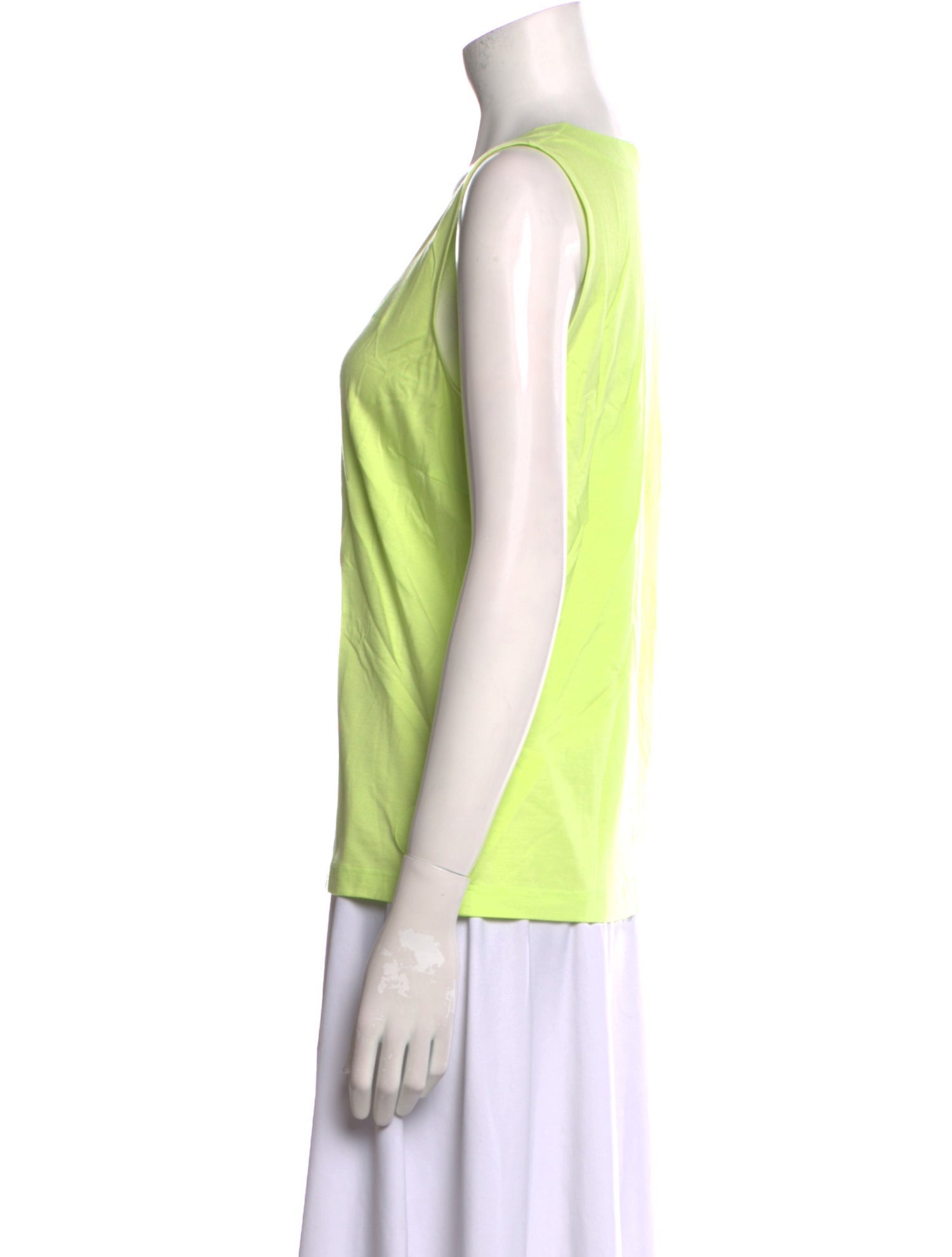 Akris Punto Square Neckline Sleeveless Top