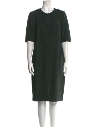 Akris Punto Crew Neck Knee-Length Dress