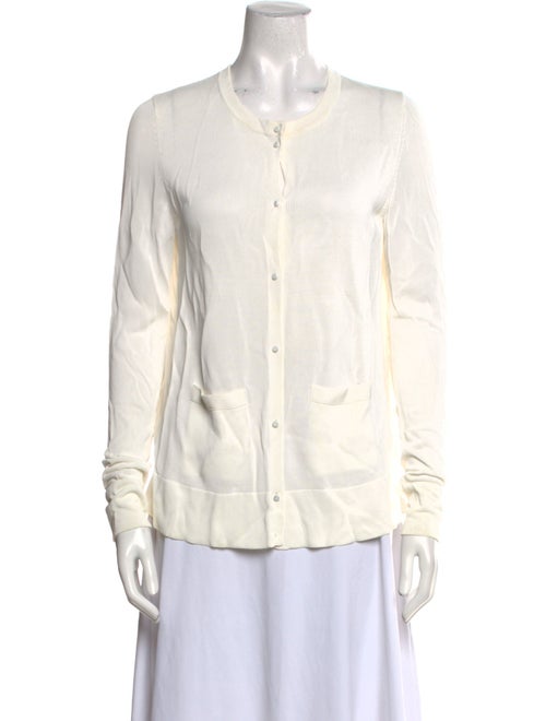 Akris Punto Long Sleeve Button-Up Top