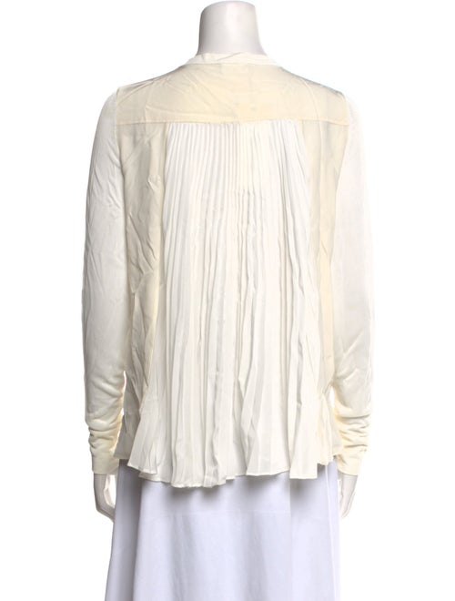 Akris Punto Long Sleeve Button-Up Top