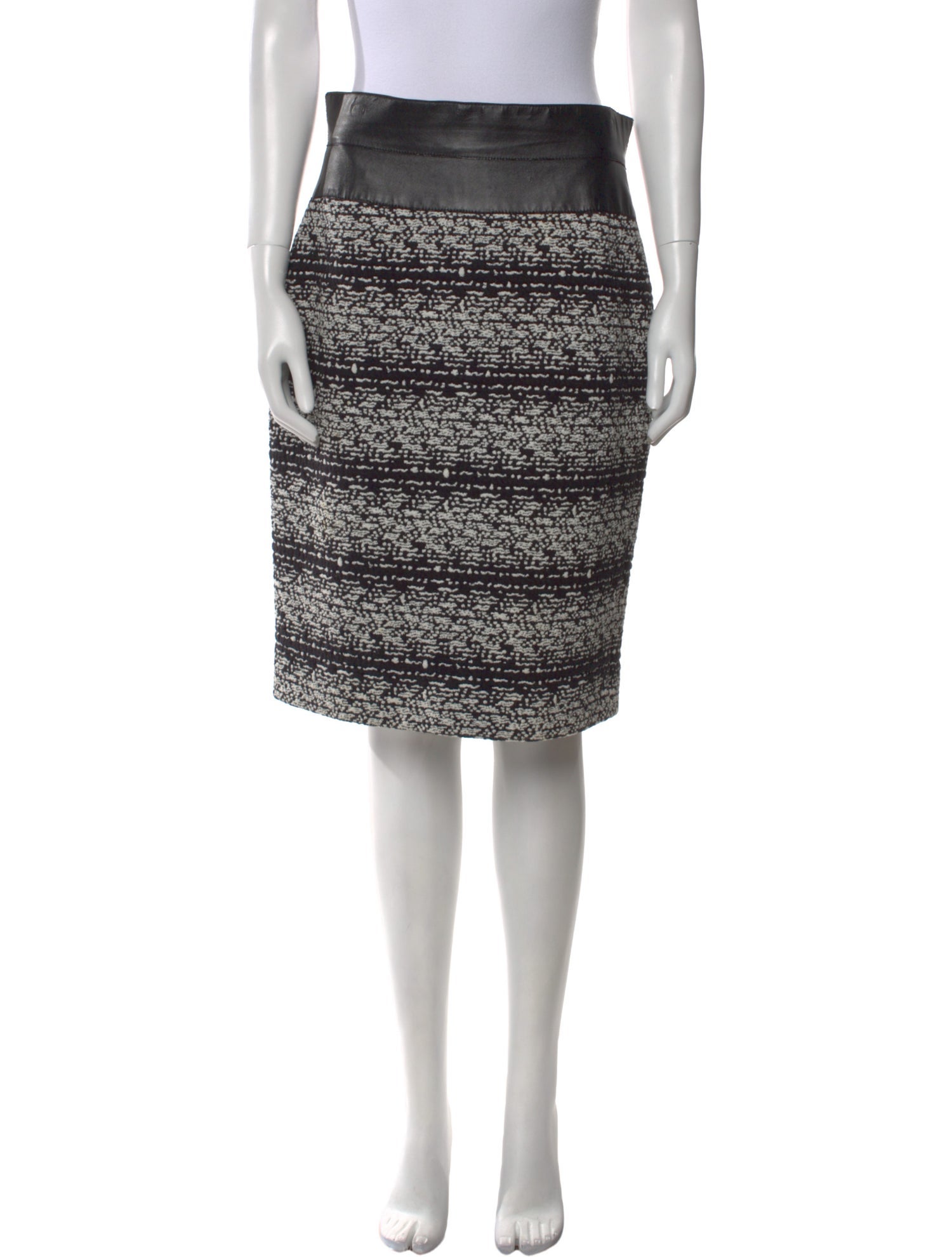 Akris Punto Printed Knee-Length Skirt