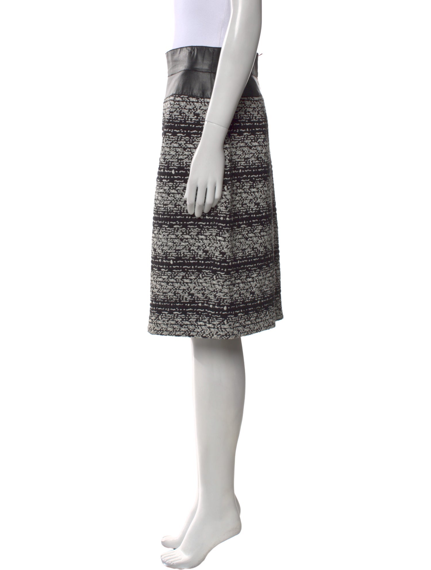 Akris Punto Printed Knee-Length Skirt