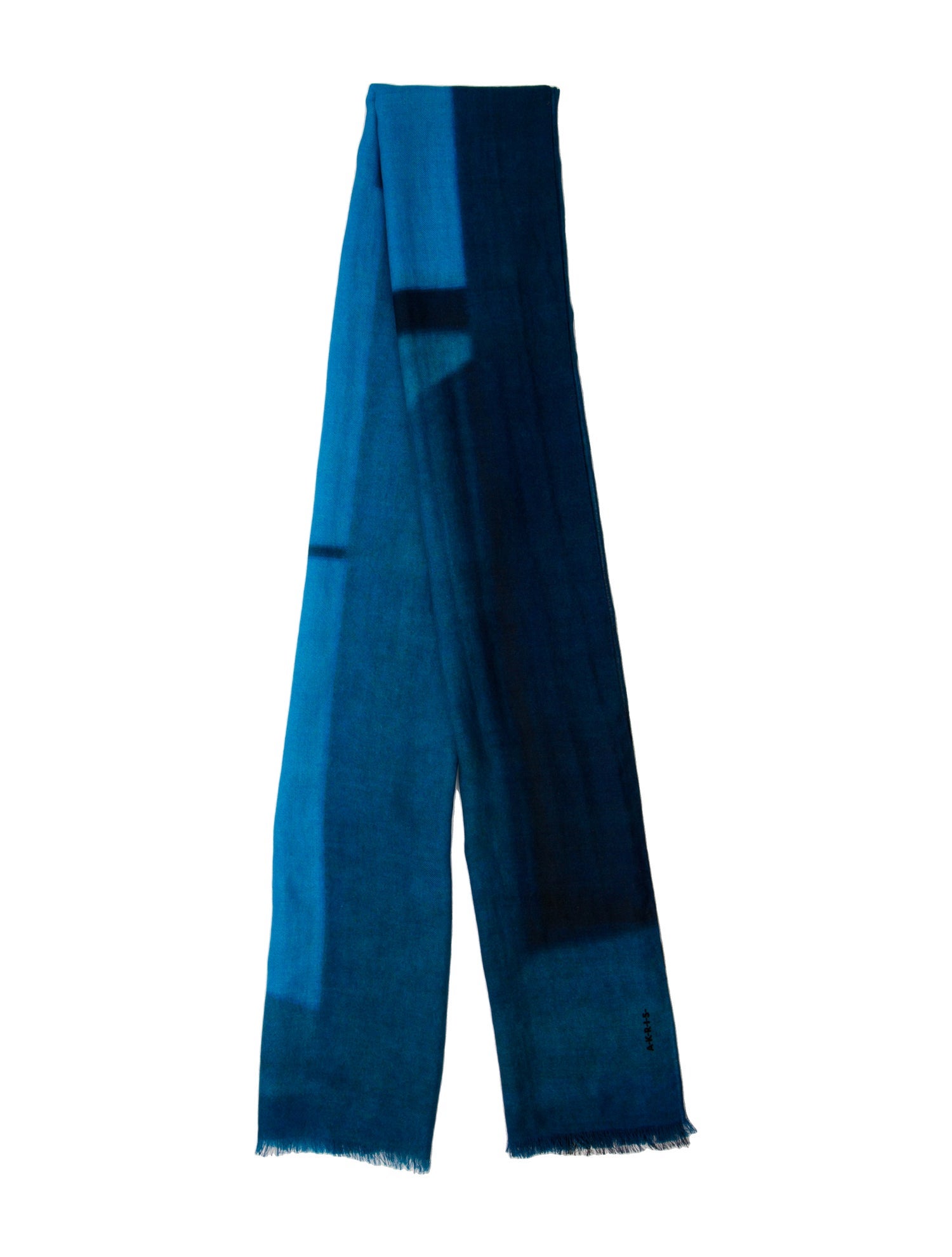 Akris Punto Cashmere Colorblock Pattern Scarf