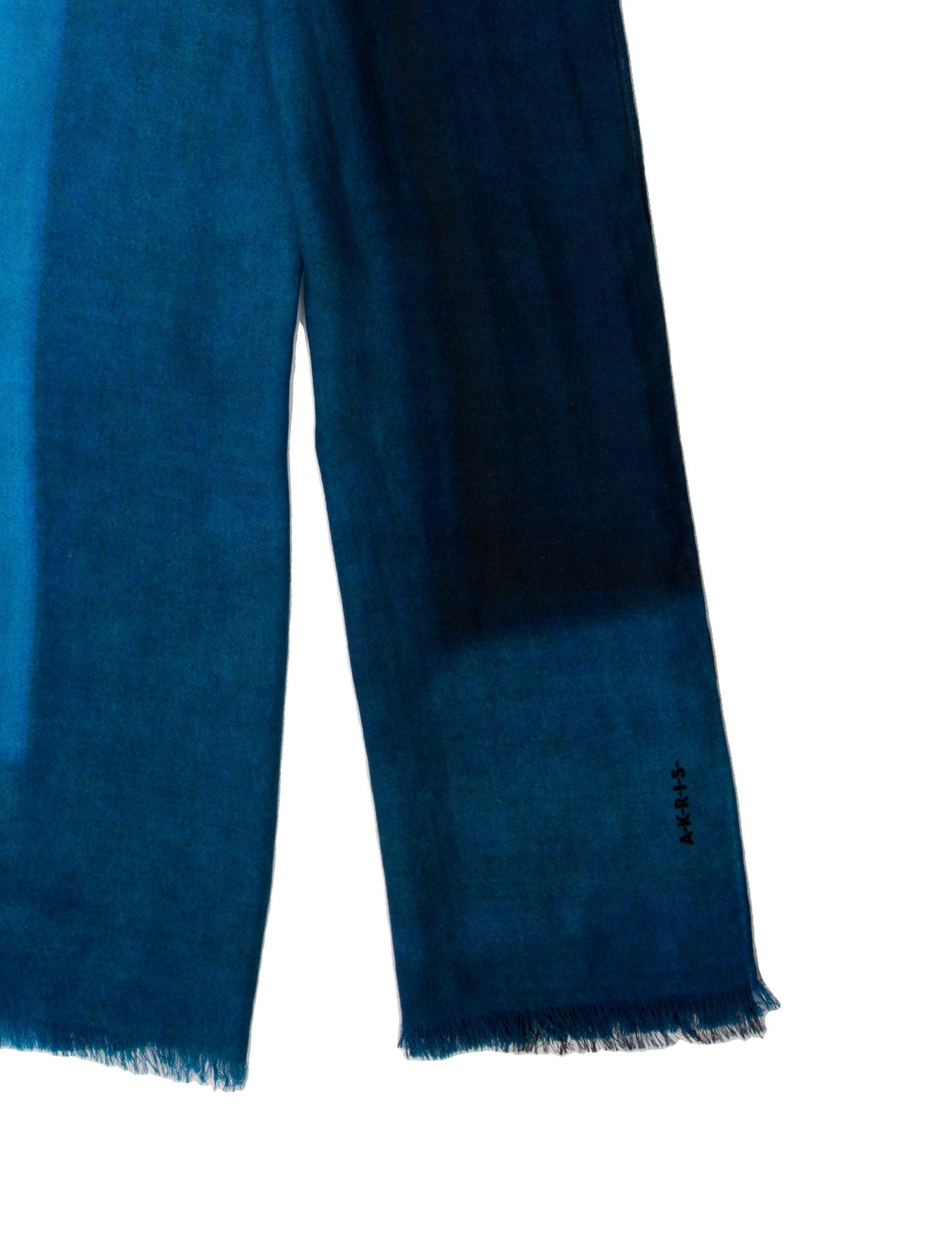 Akris Punto Cashmere Colorblock Pattern Scarf