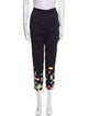 Akris Punto Graphic Print Straight Leg Pants