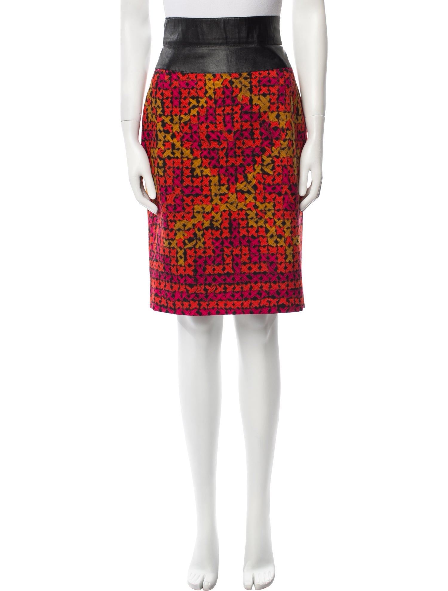 Akris Punto Wool Knee-Length Skirt