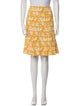 Akris Punto Floral Print Knee-Length Skirt