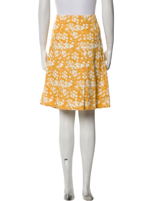 Akris Punto Floral Print Knee-Length Skirt