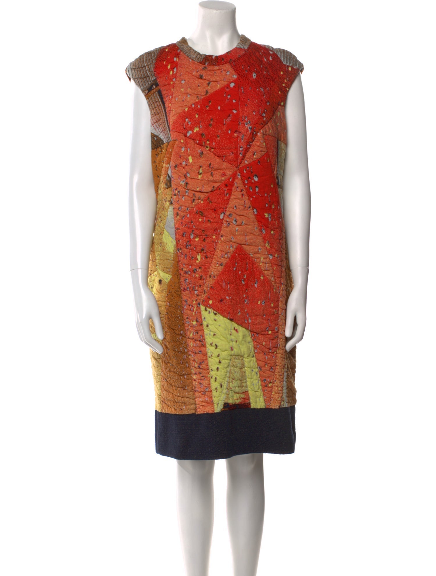 Akris Punto Printed Knee-Length Dress