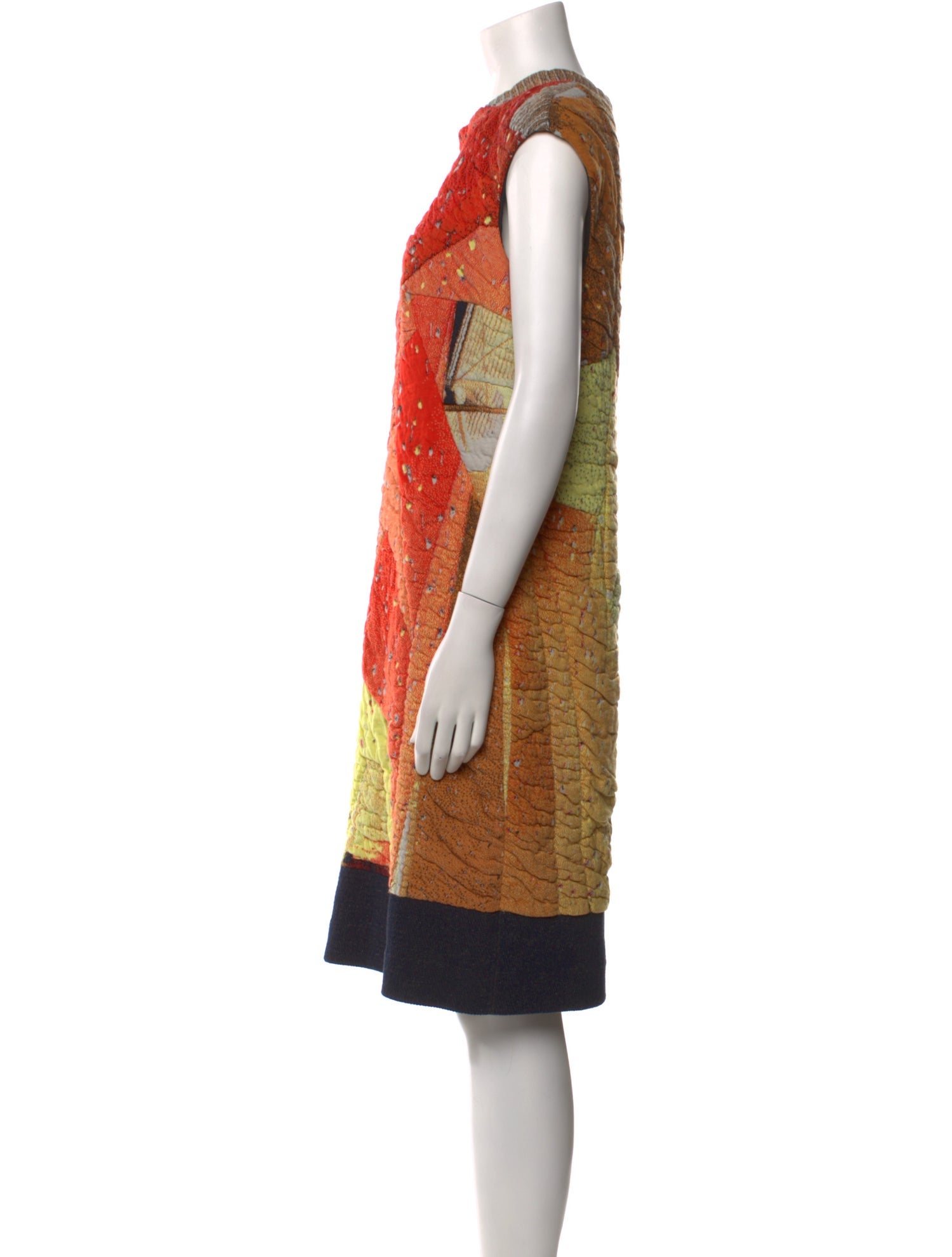 Akris Punto Printed Knee-Length Dress