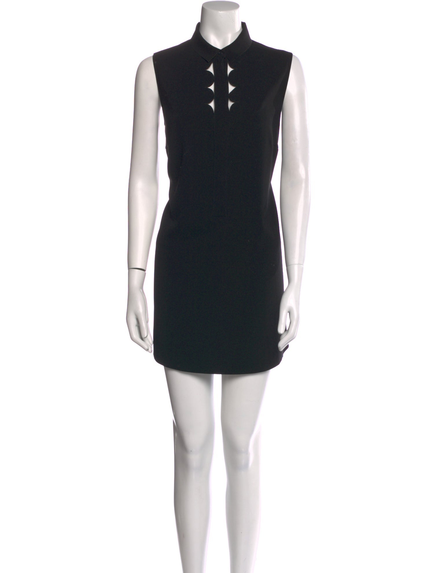 Akris Punto Mock Neck Mini Dress