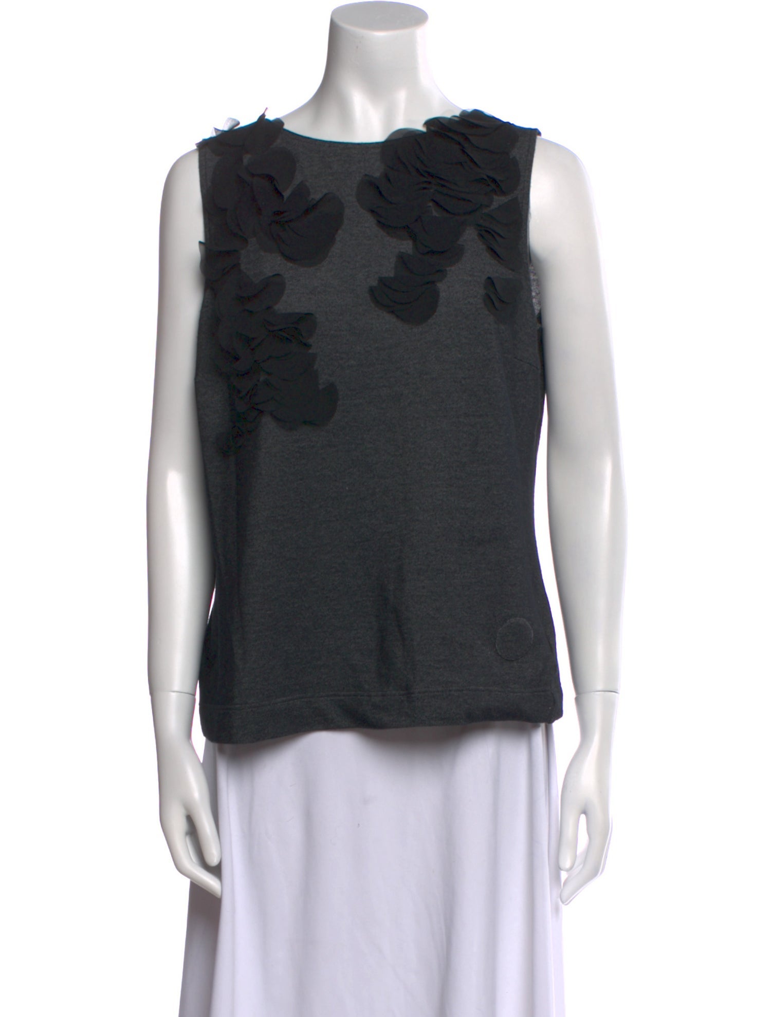 Akris Punto Bateau Neckline Sleeveless Top