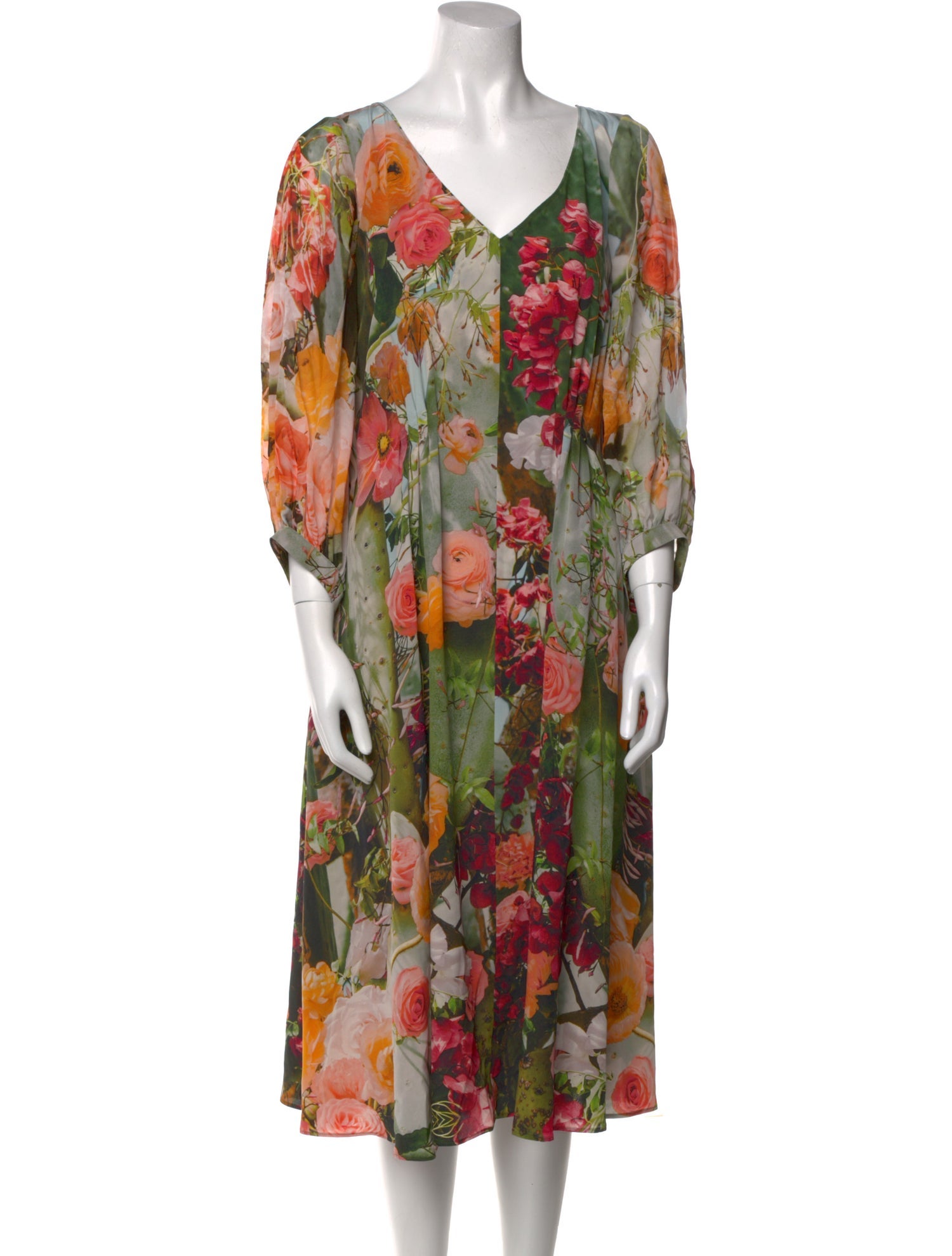 Akris Punto Silk Midi Length Dress w/ Tags