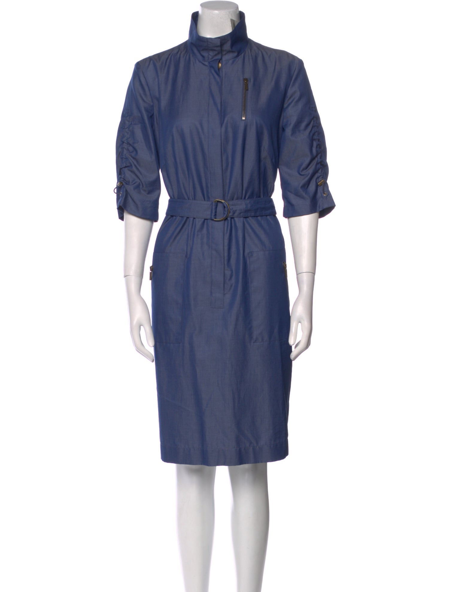 Akris Punto Mock Neck Knee-Length Dress w/ Tags